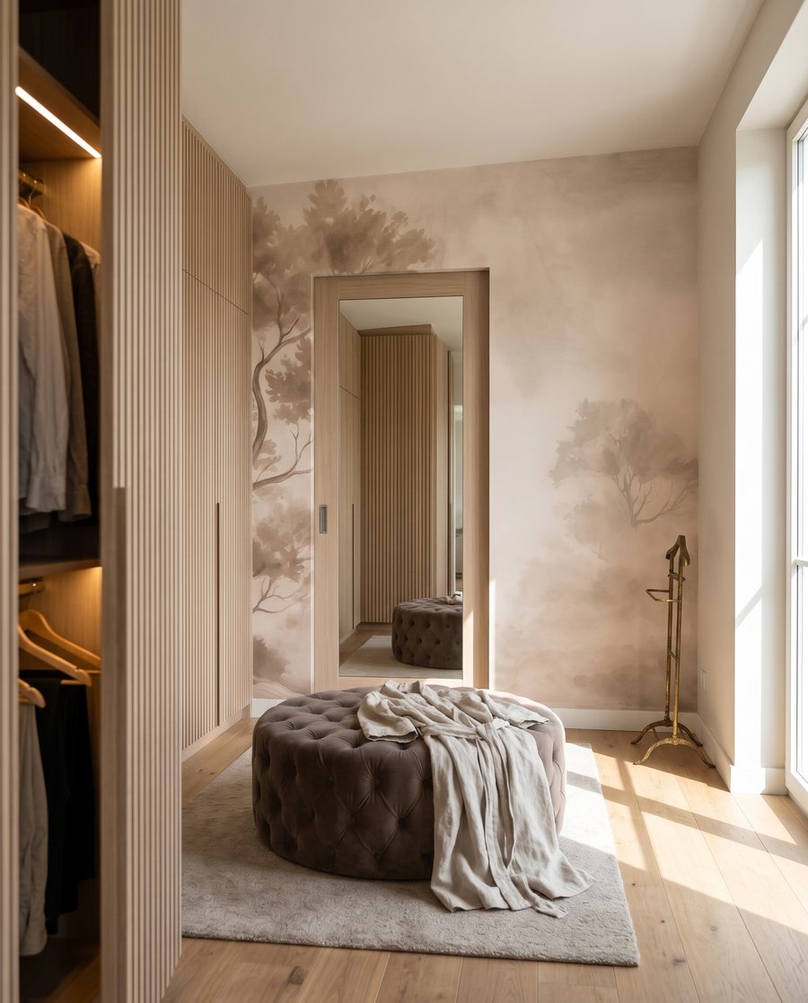 Tree in misty light — interior 3