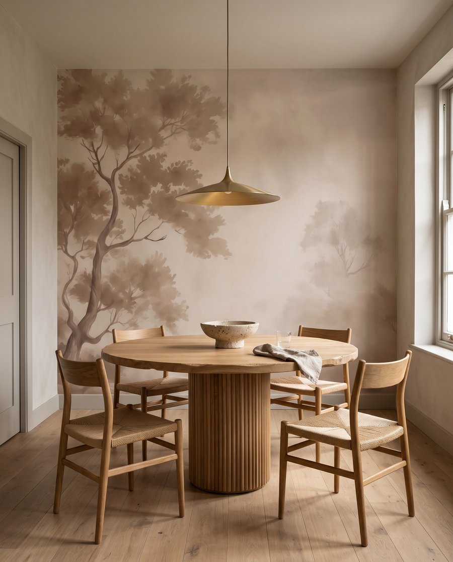 Tree in misty light — interior 7