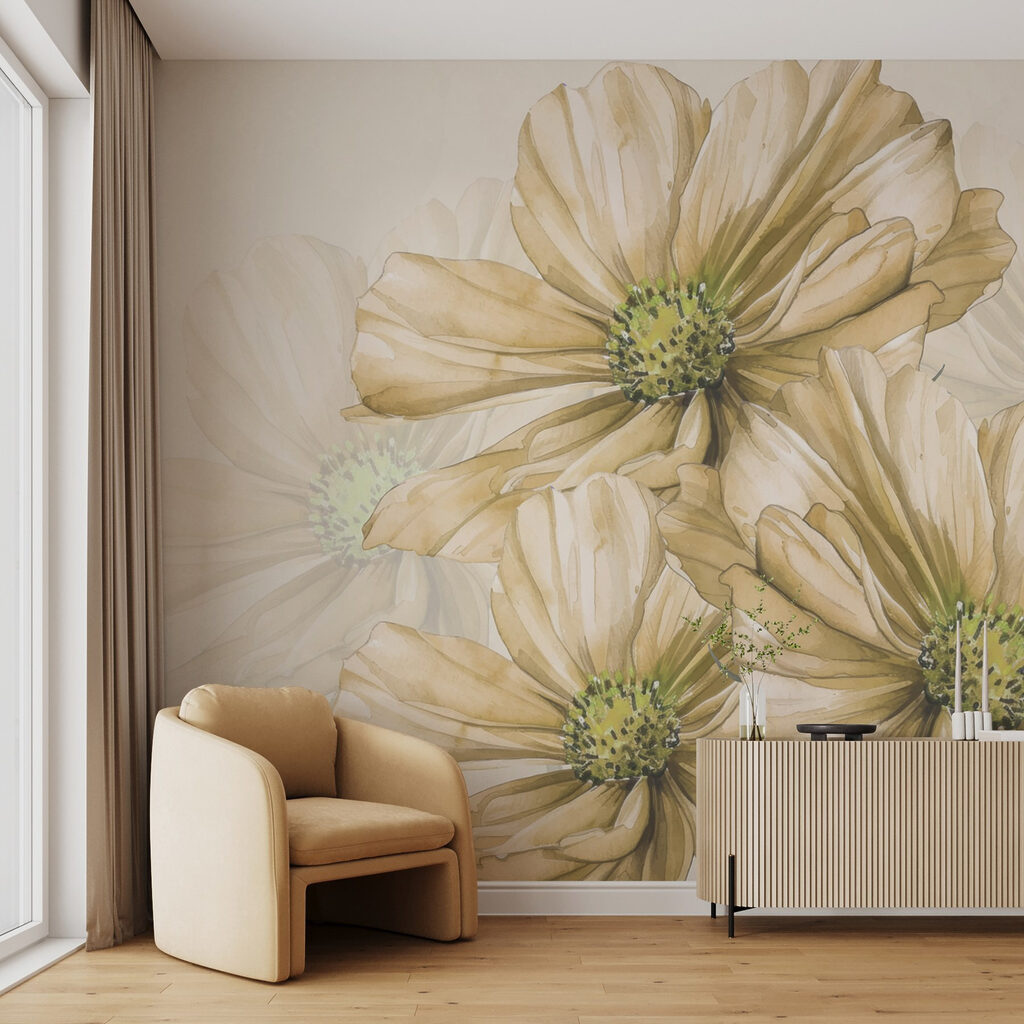 Flower Trio in Pencil — interior 2