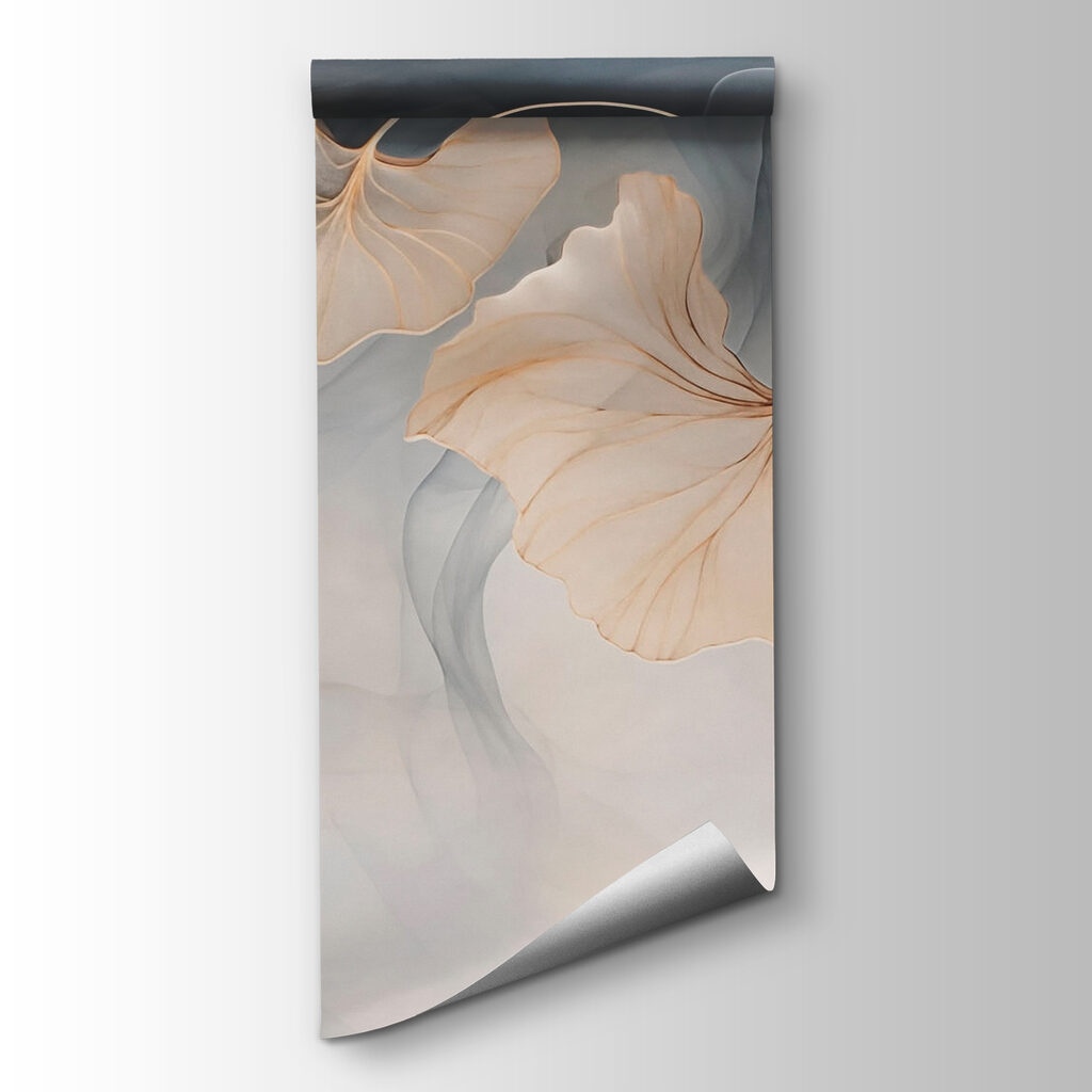 Ginkgo leaves in haze — product view