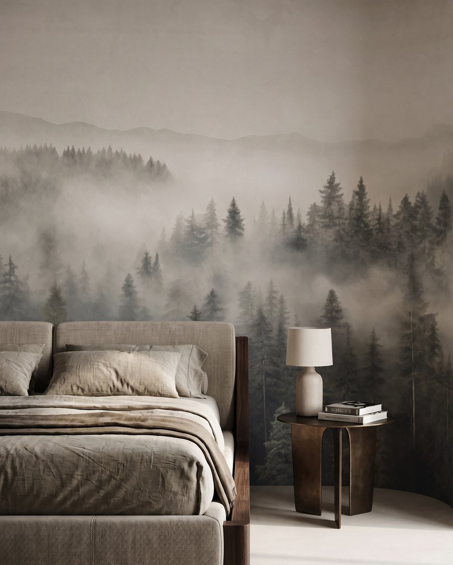 Pines in the Mist in an interior