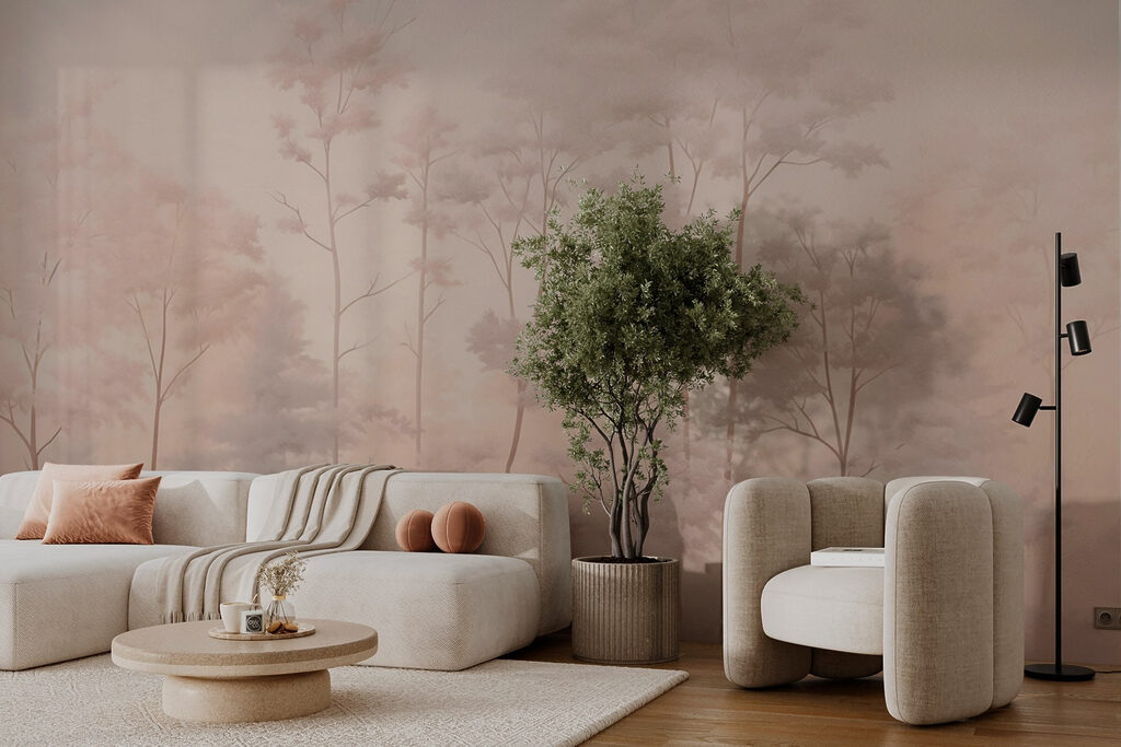 Trees in Daybreak Haze — interior 2