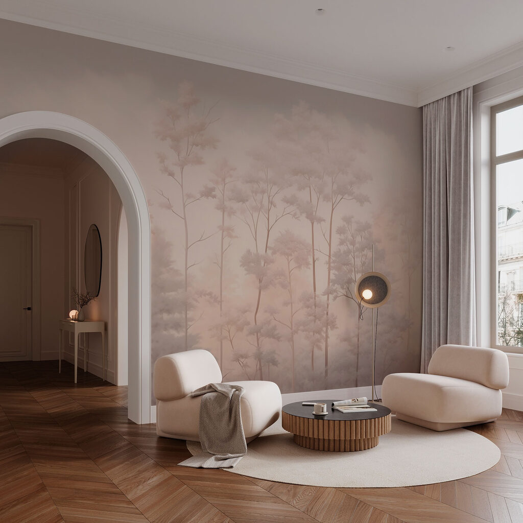 Trees in Daybreak Haze — interior 3