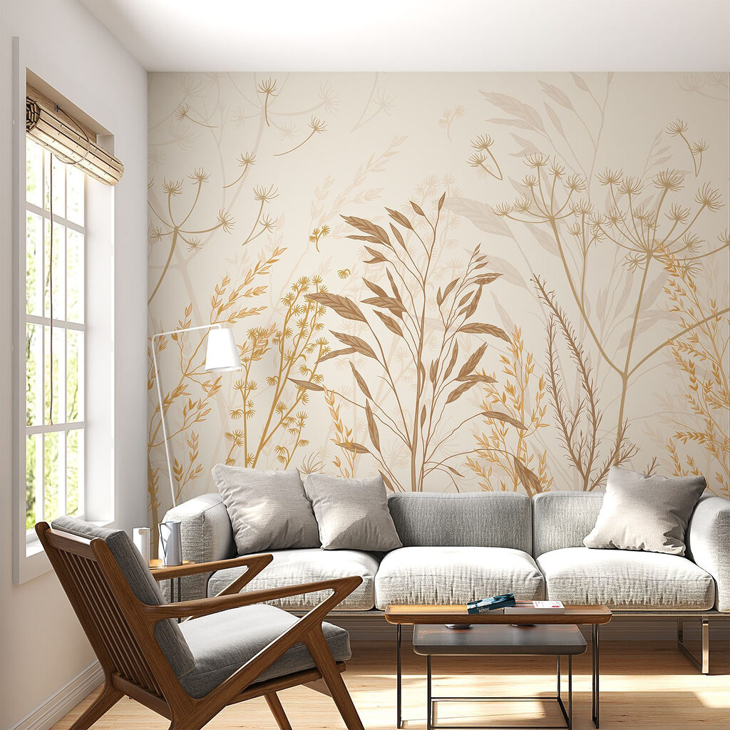 Plants in line art — interior 2