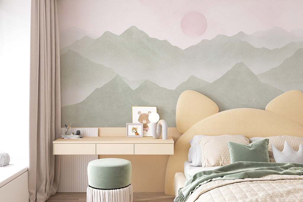 Pink moon over ridges — interior 4