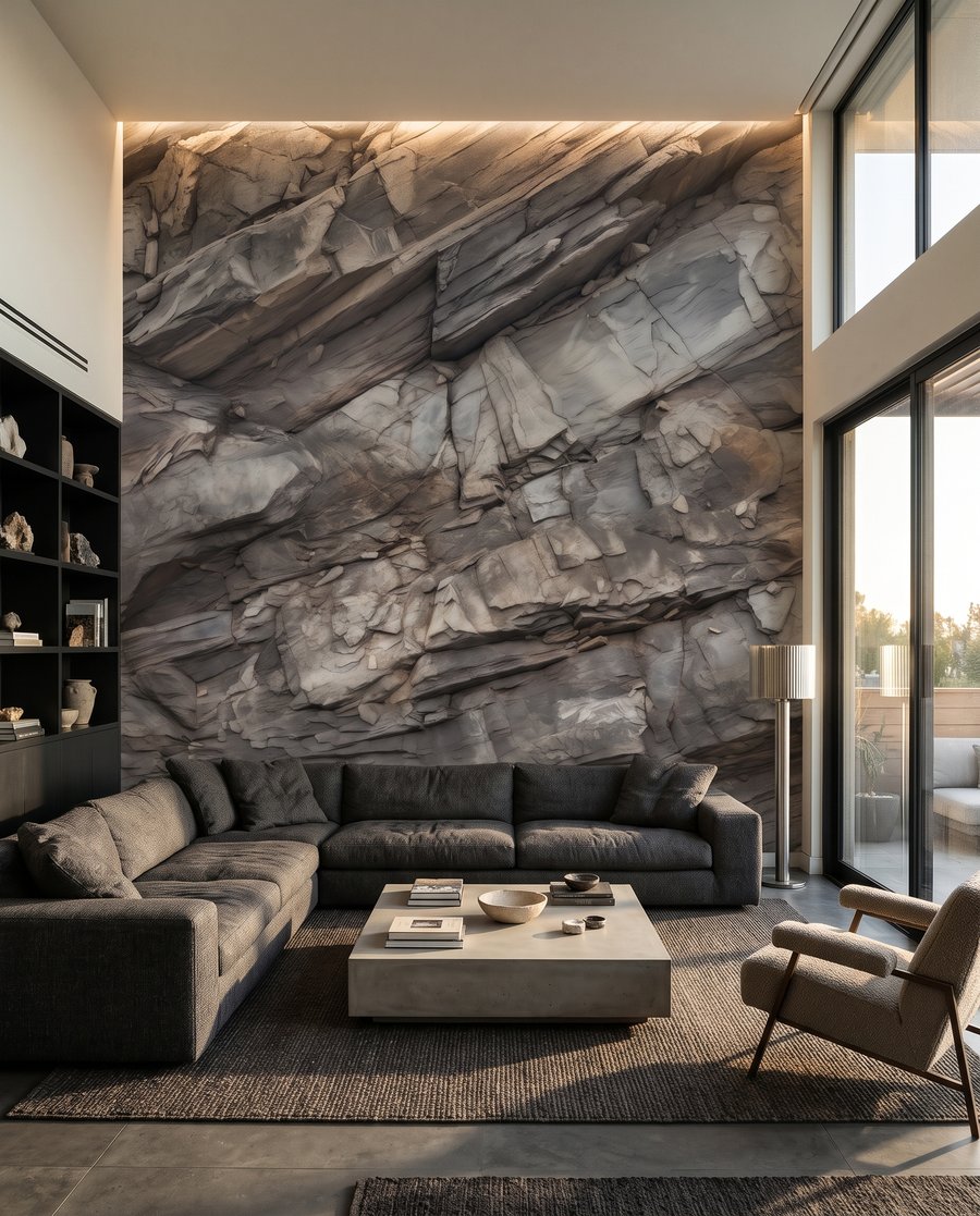 Layered Stone in an interior