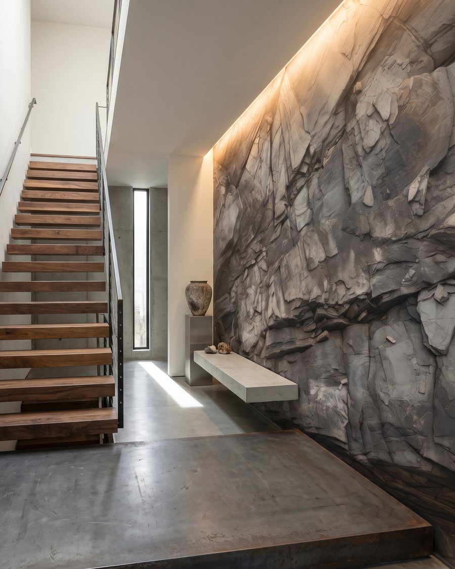 Layered Stone in an interior