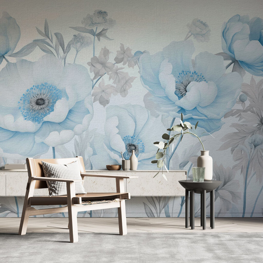 Poppies in Meadow Light — interior 1