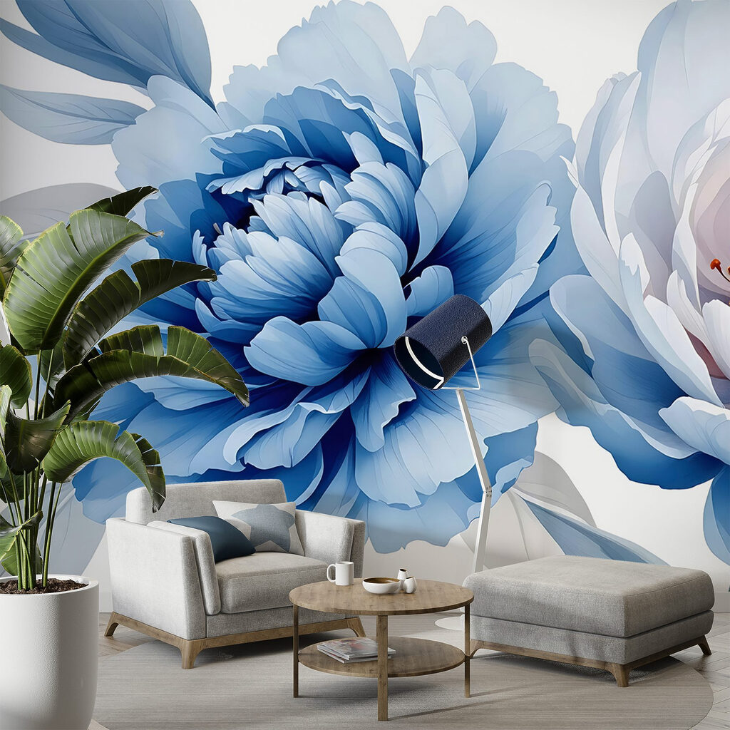 Two open flowers — interior 1