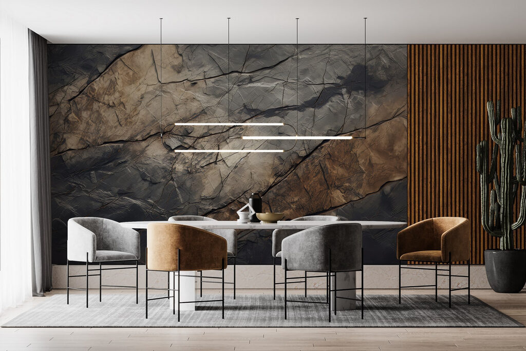 Ancient Rock Layers in an interior