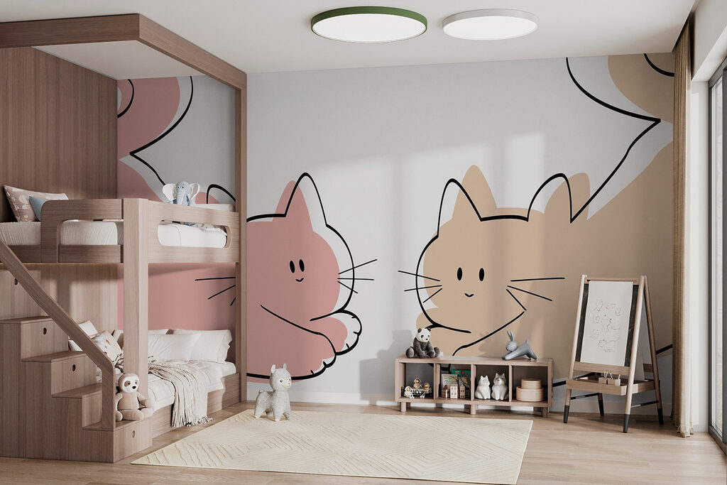 Cat Companions in an interior
