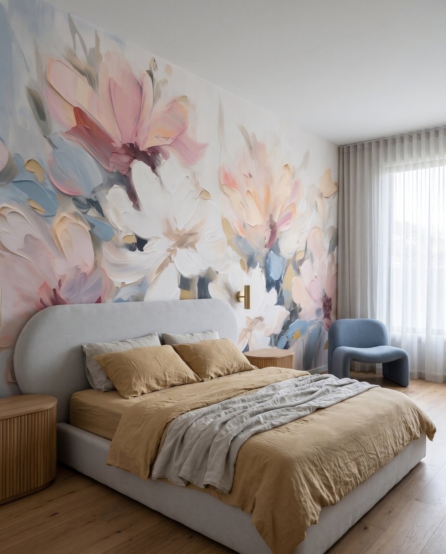 Sunlit Flower Painting — interior 3