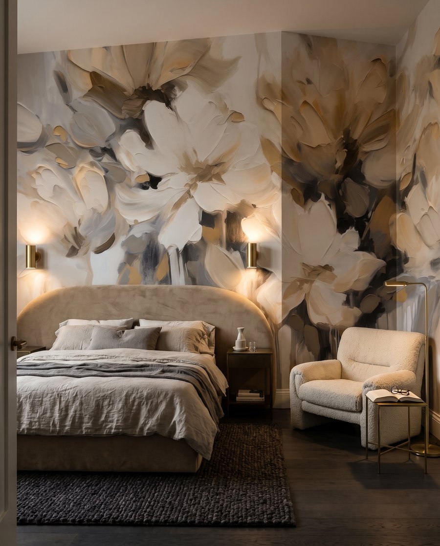 Sunlit Flower Painting — interior 1