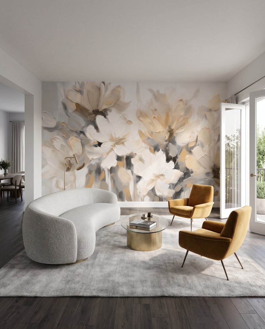 Sunlit Flower Painting — interior 4