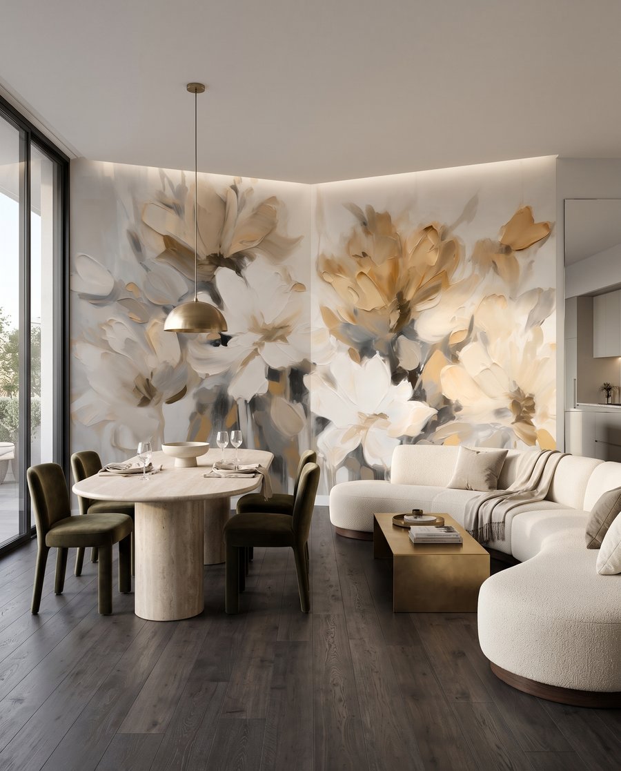 Sunlit Flower Painting — interior 5