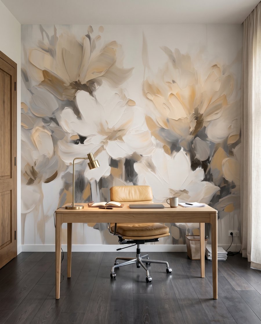 Sunlit Flower Painting — interior 9
