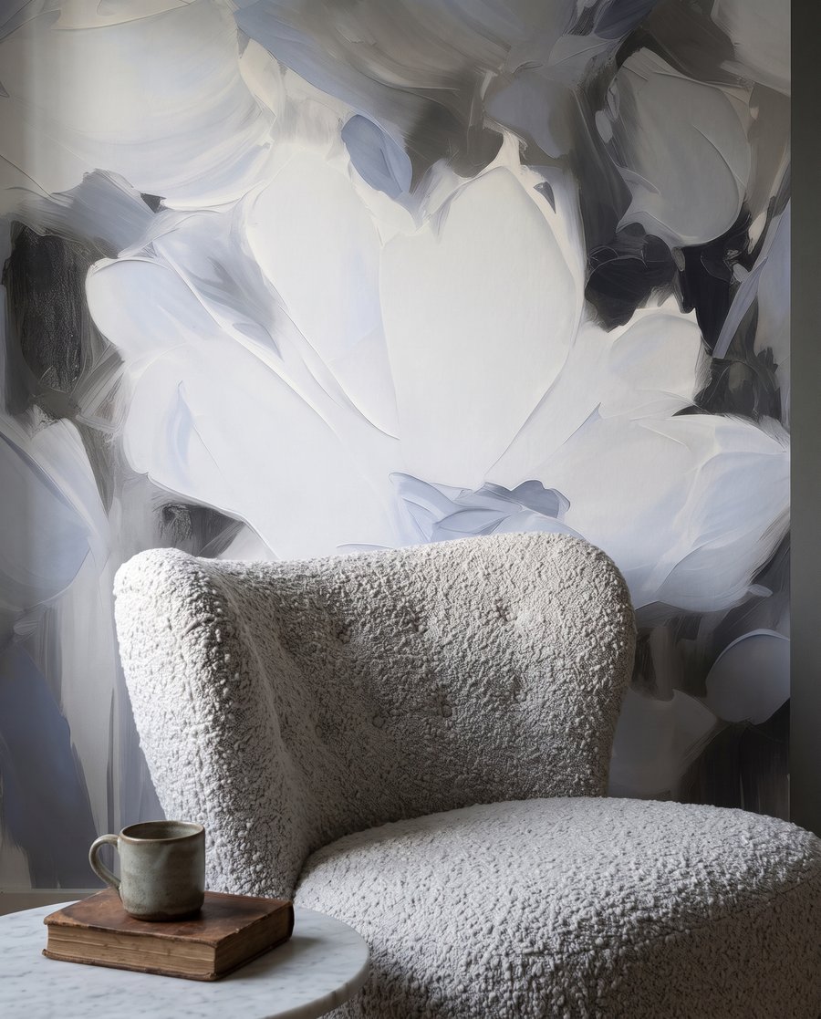 Sunlit Flower Painting — detail