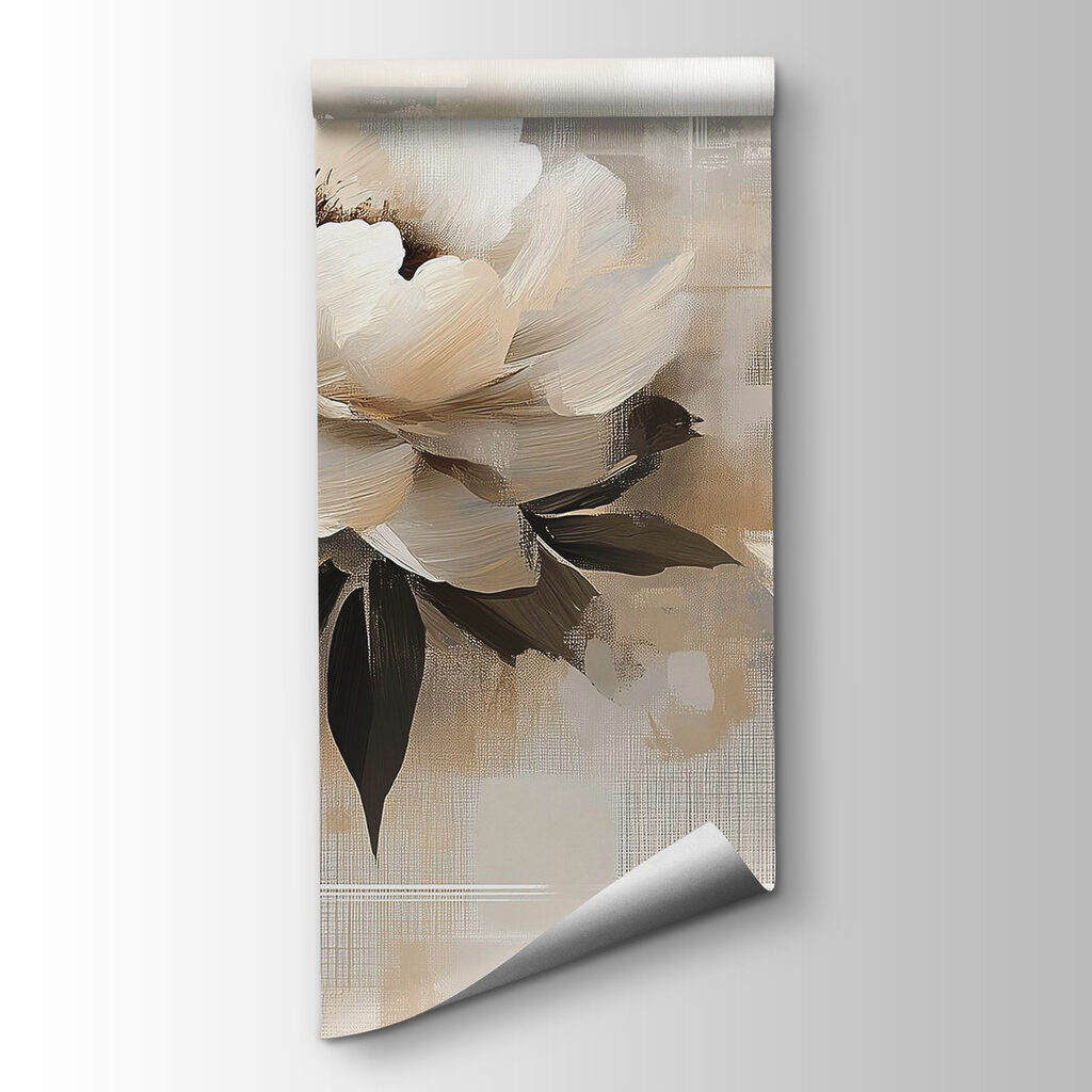 Peonies with brush strokes — product view