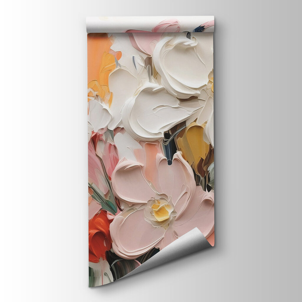 Bouquet in thick brushstrokes — product view