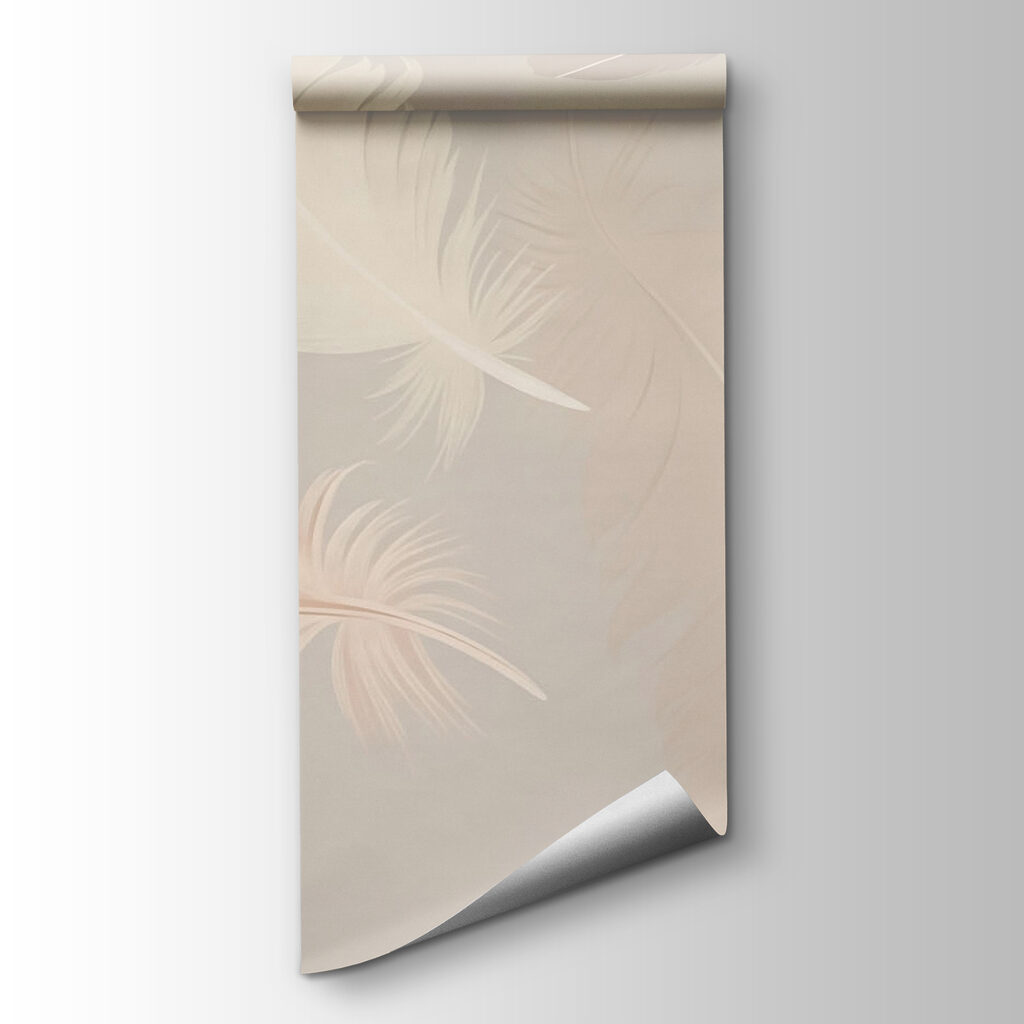 Feathers in cream tones — product view