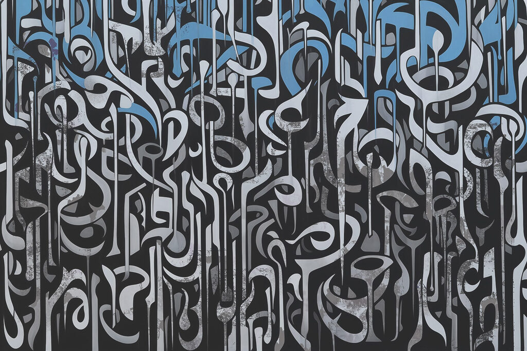 Street Lettering Rhythm — full design