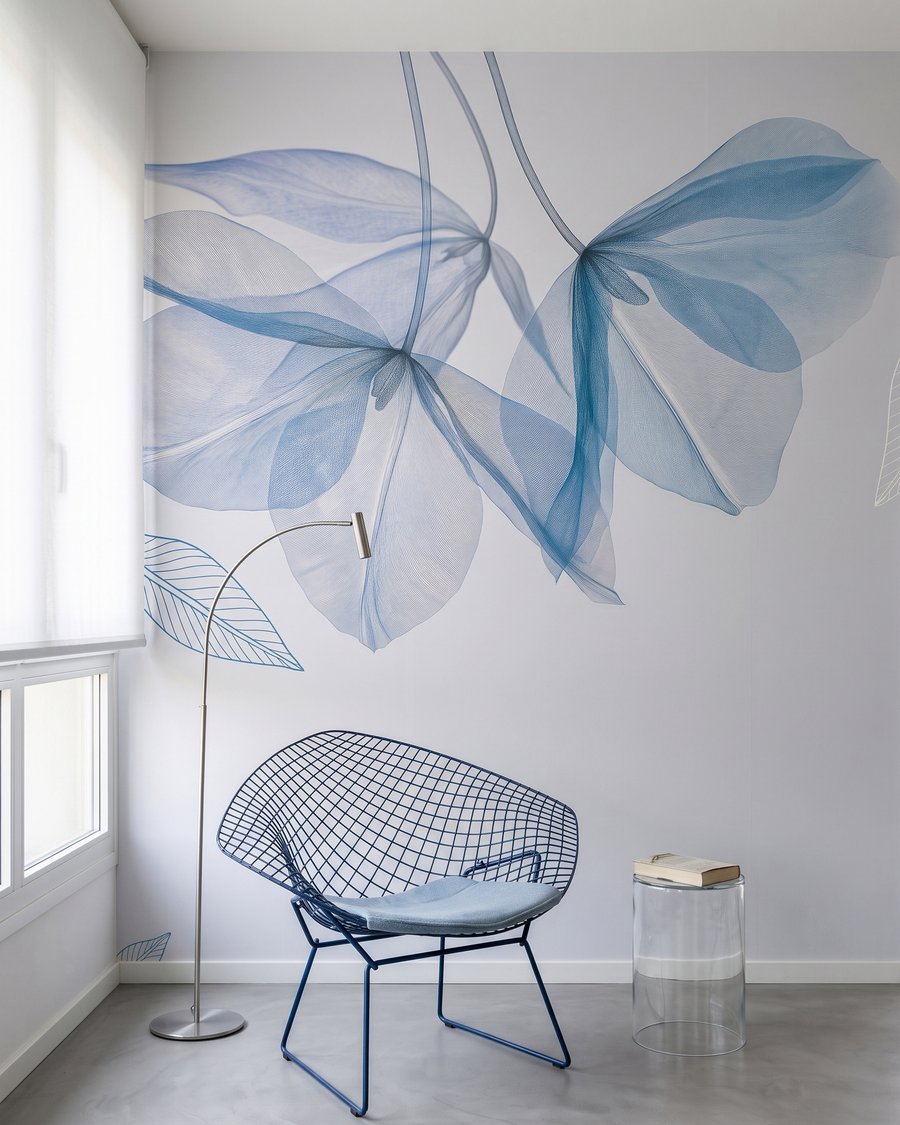 Airy Leaf Outlines — interior 4