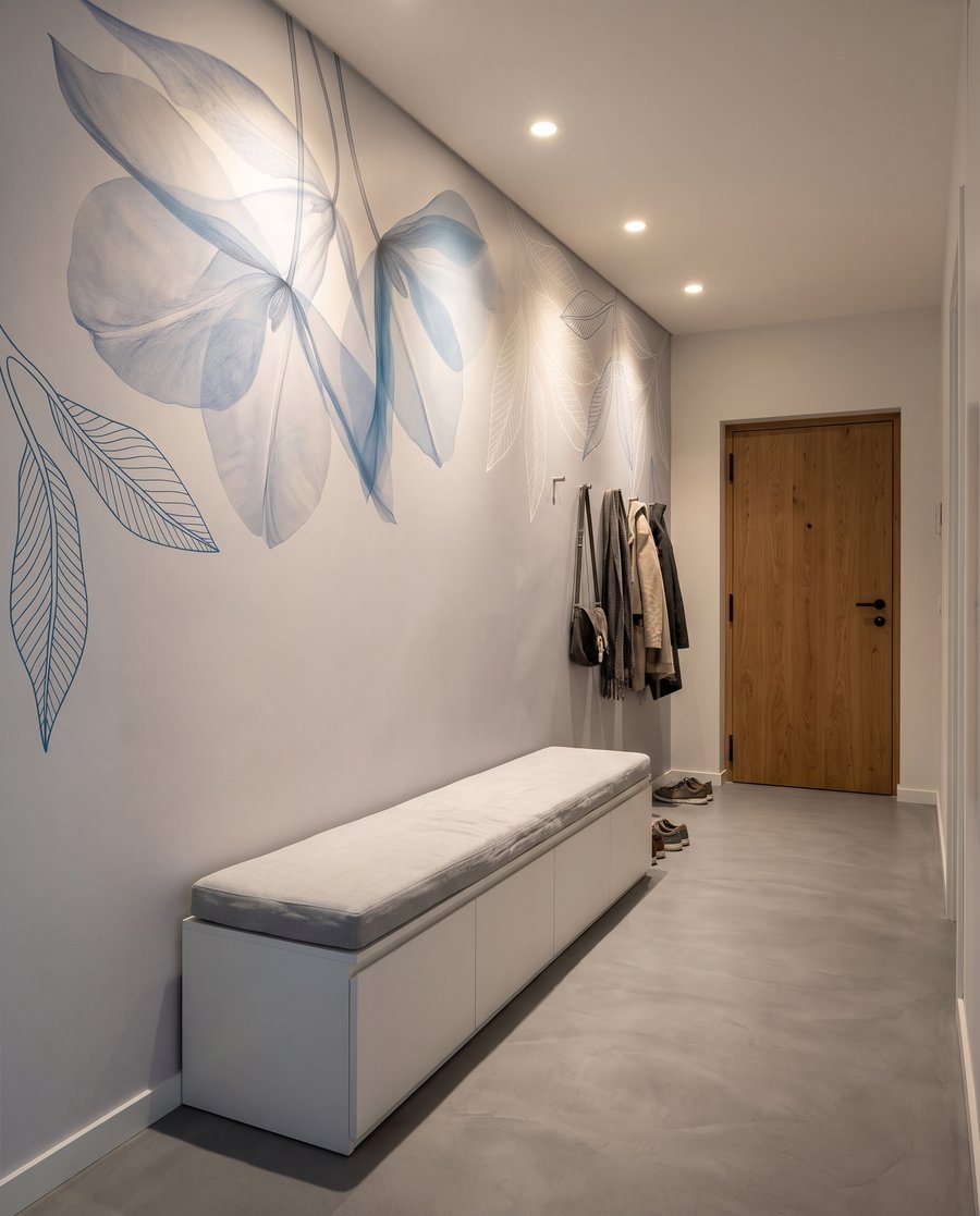 Airy Leaf Outlines — interior 7