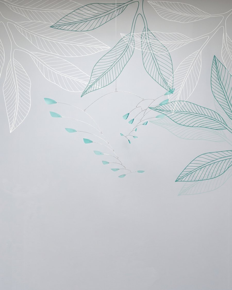 Airy Leaf Outlines — detail