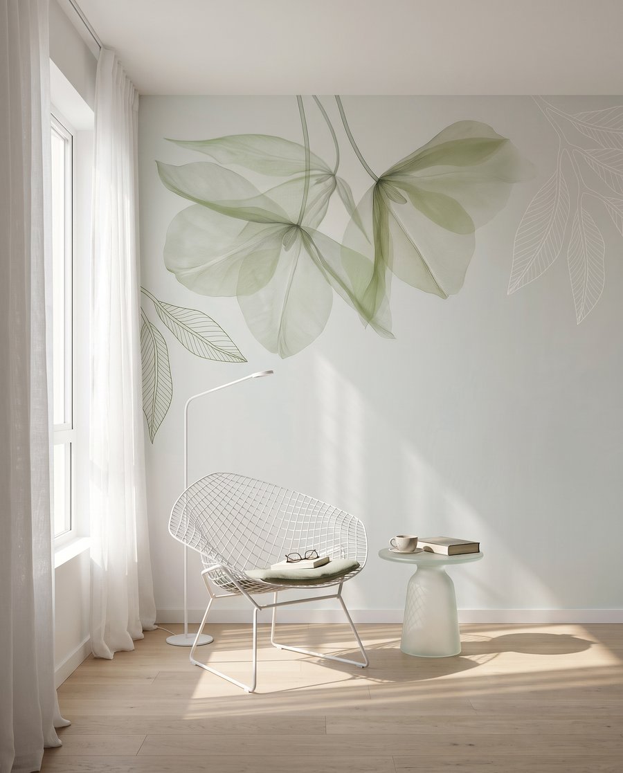 Airy Leaf Outlines — interior 4