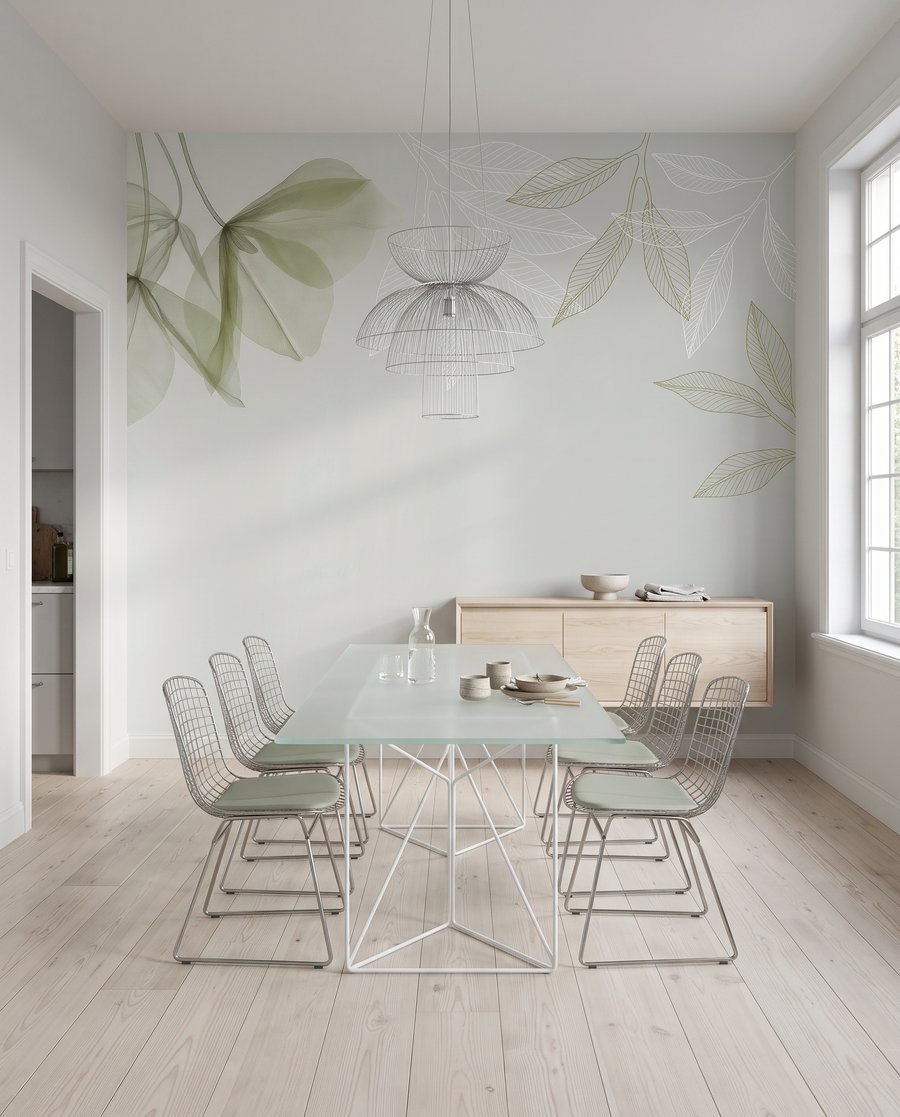 Airy Leaf Outlines — interior 5