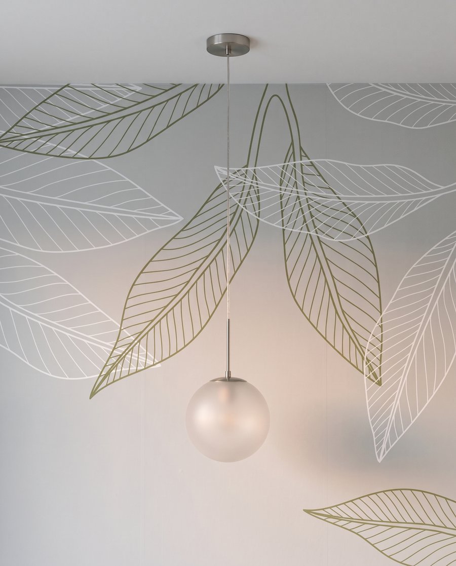 Airy Leaf Outlines — detail