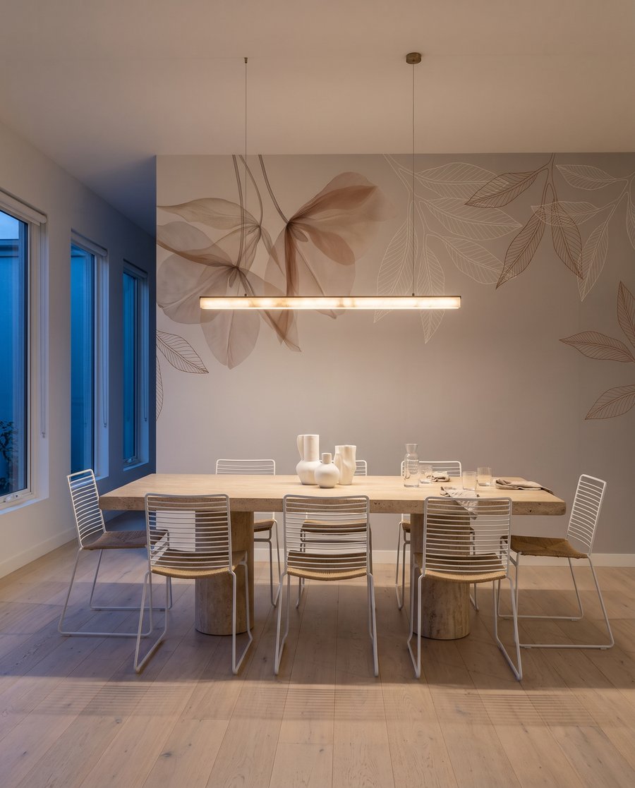Airy Leaf Outlines — interior 6