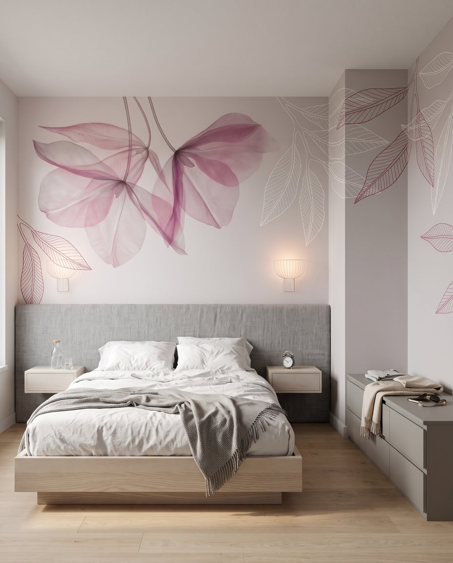 Airy Leaf Outlines — interior 2