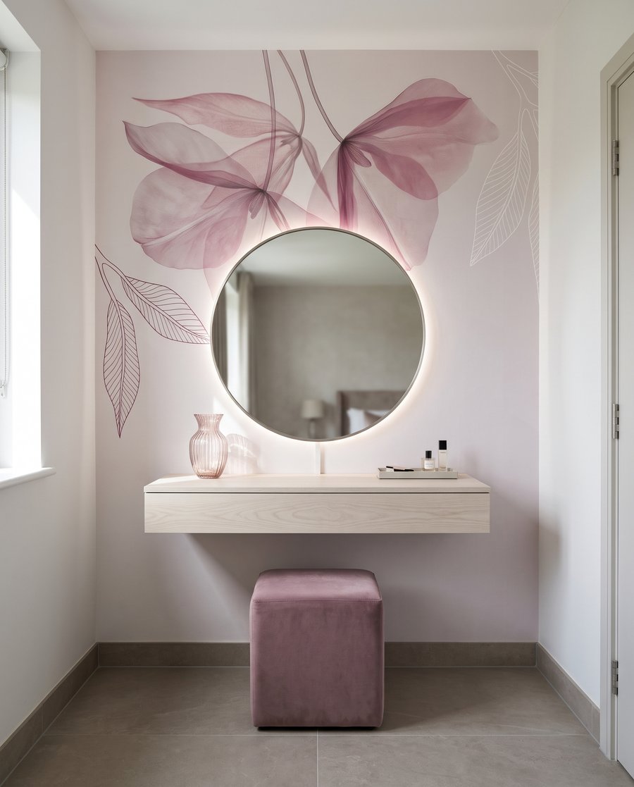 Airy Leaf Outlines — interior 3