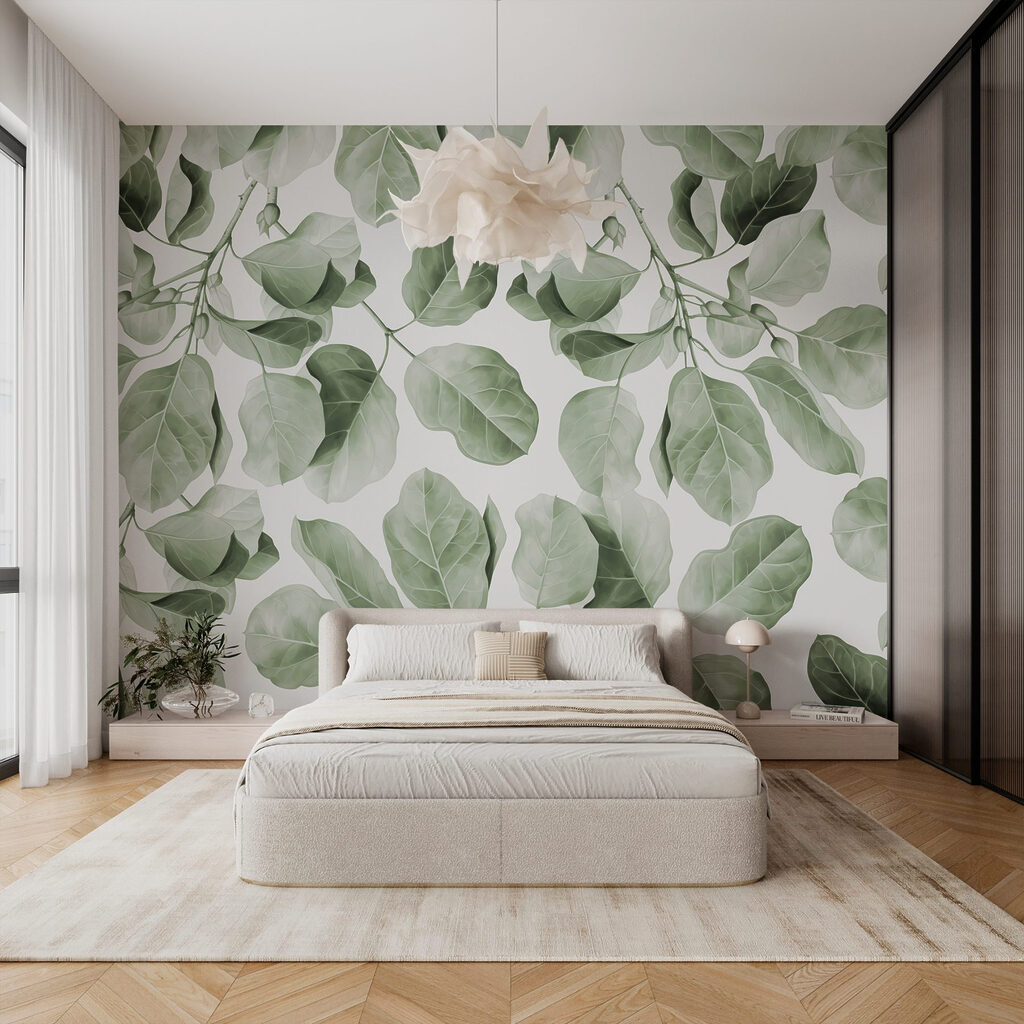 Leaf Sprig Repeat in an interior