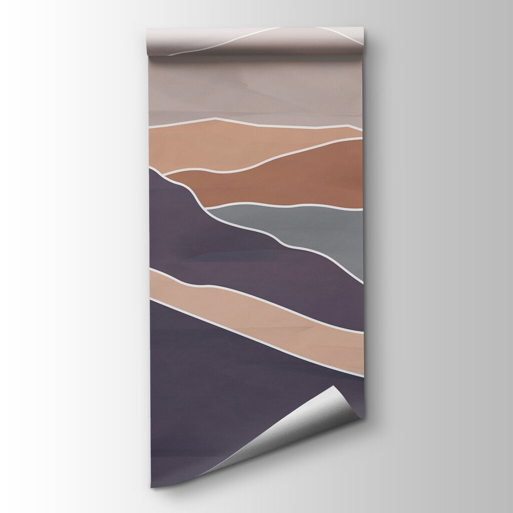 Mountain shapes in layers — product view
