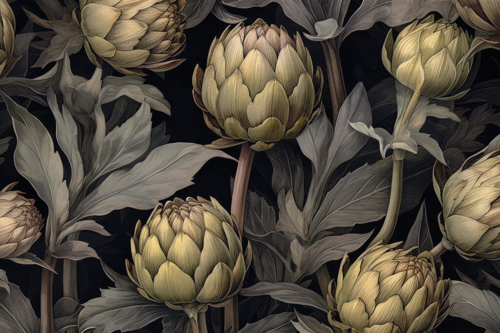 Artichoke Garden at Night — full design