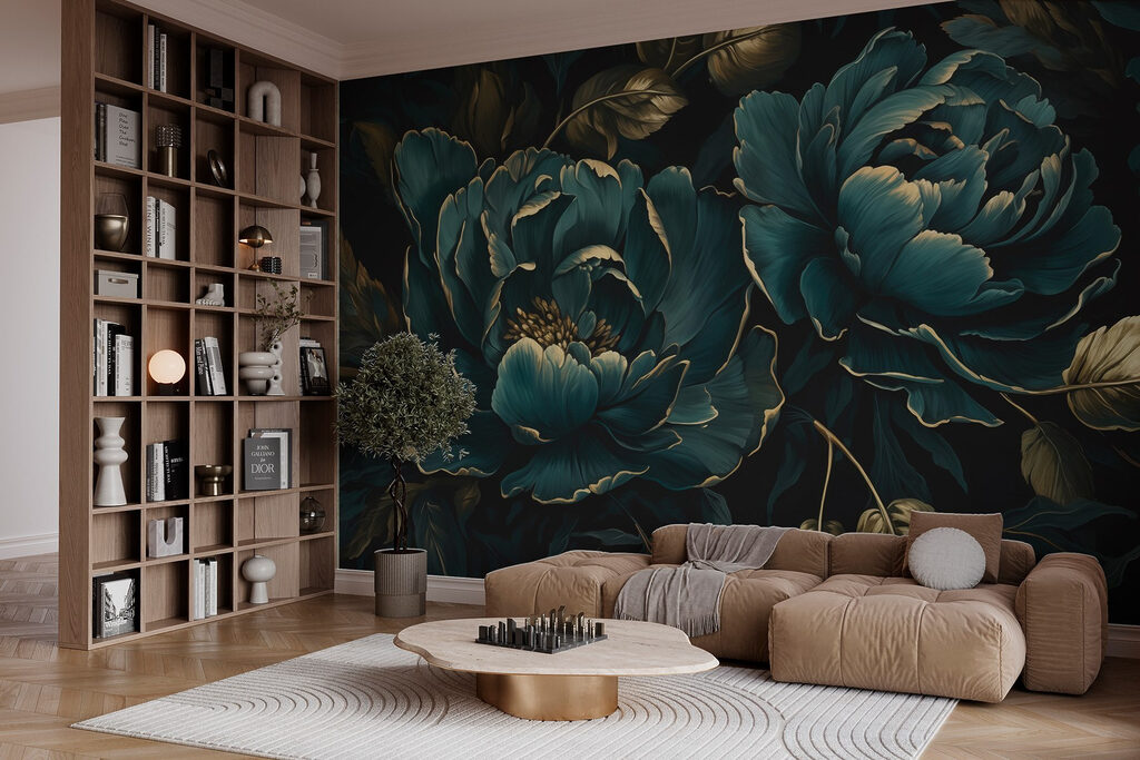 Peonies After Dusk — interior 2