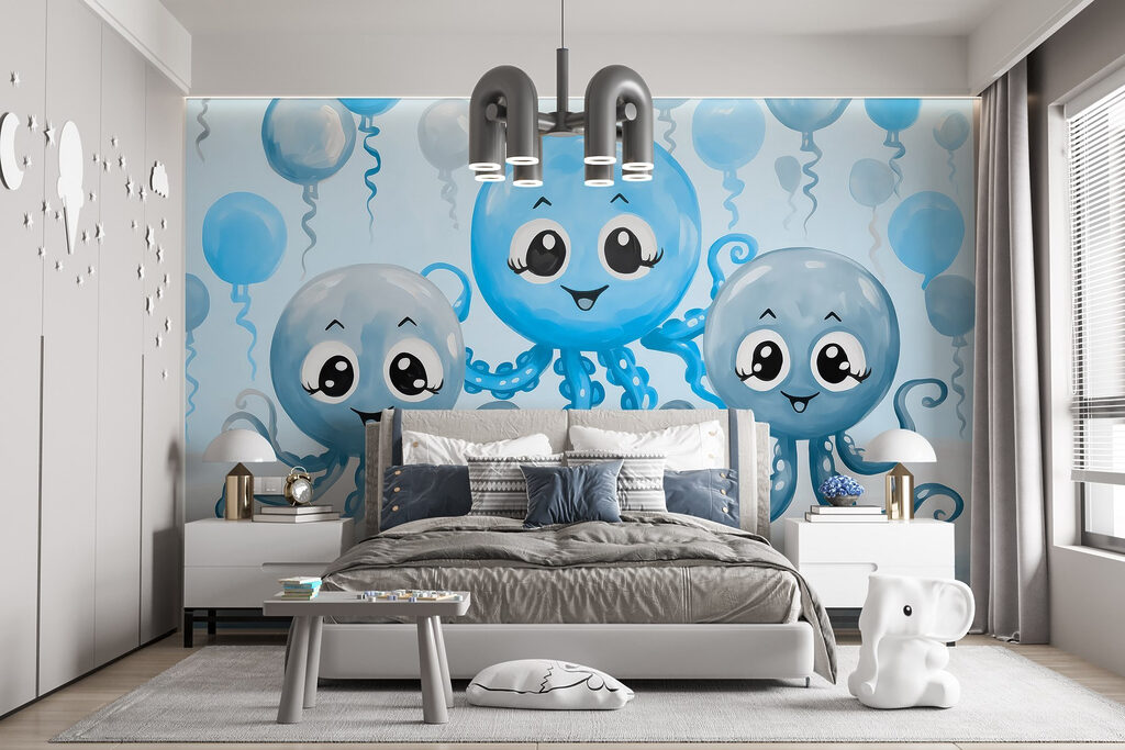 Octopus Balloon Party — interior 3