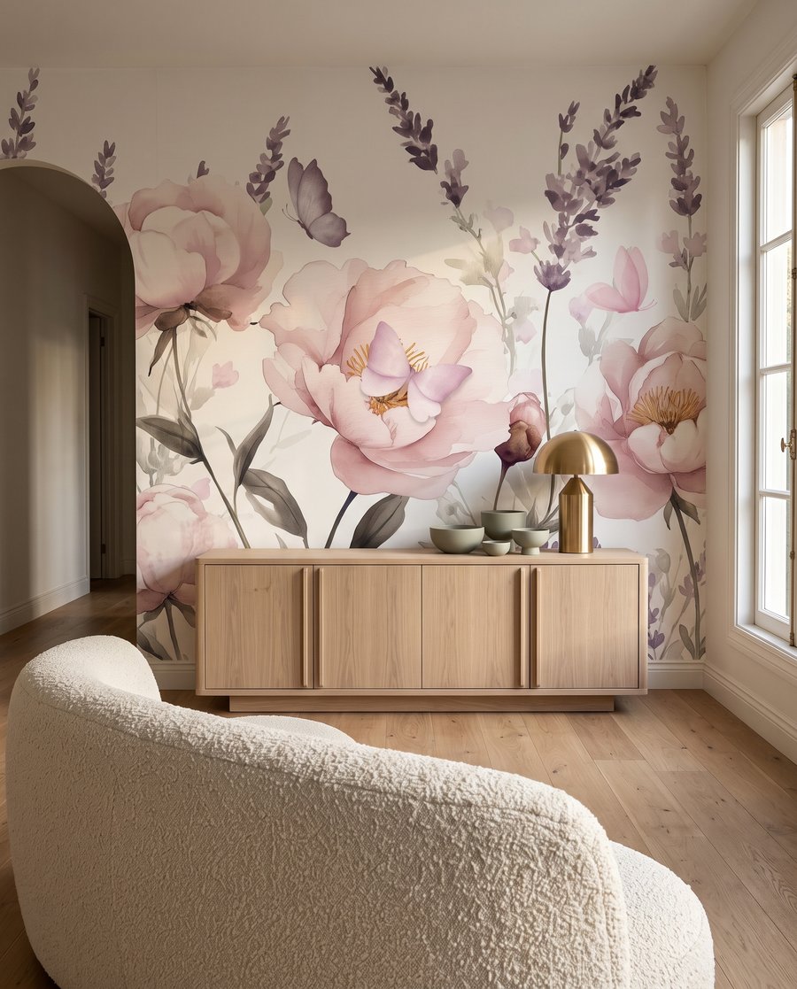 Peonies and Lavender — interior 3