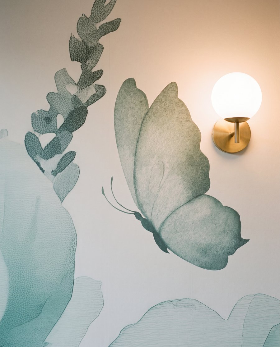 Peonies and Lavender — detail