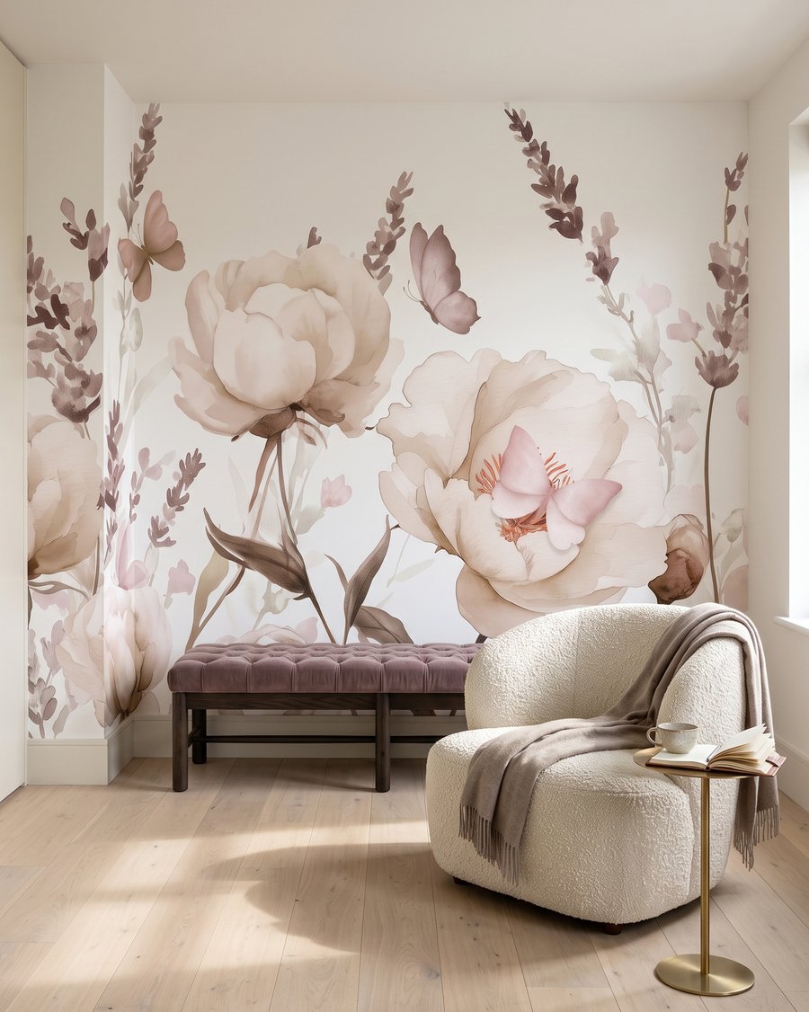 Peonies and Lavender — interior 3