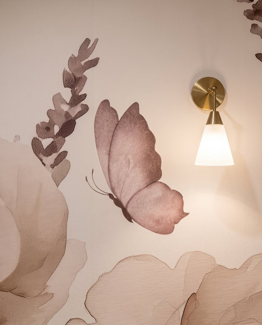 Peonies and Lavender — detail