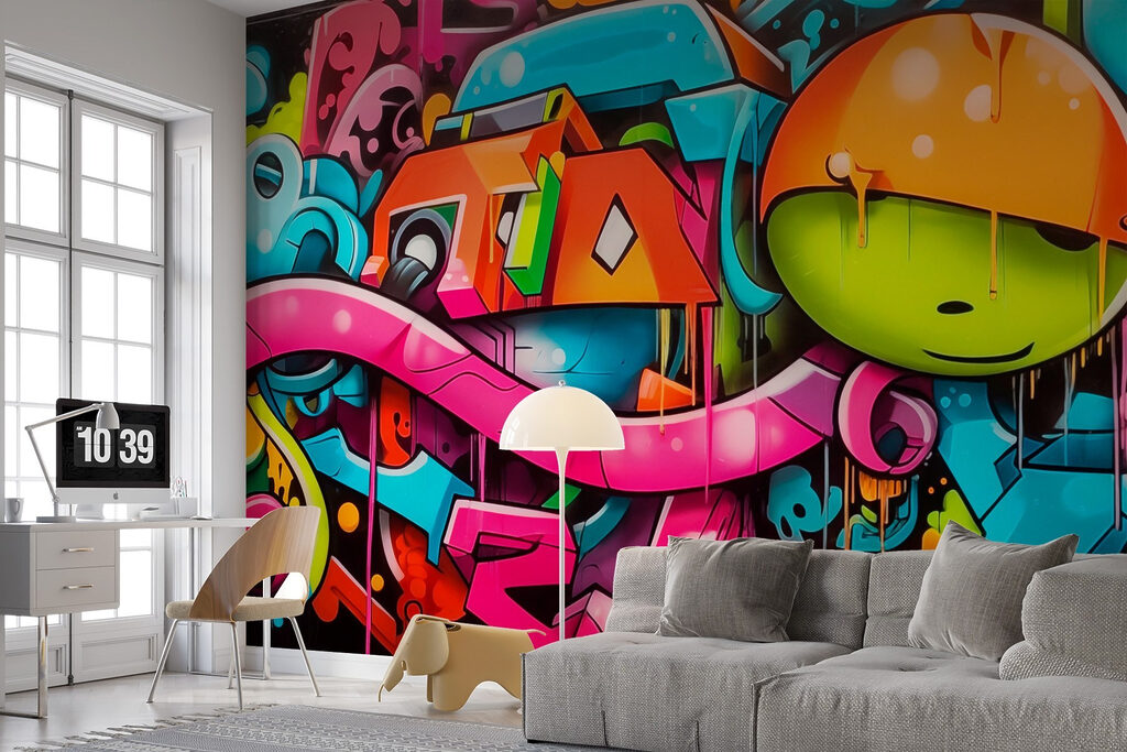 Colourful graffiti — interior 2