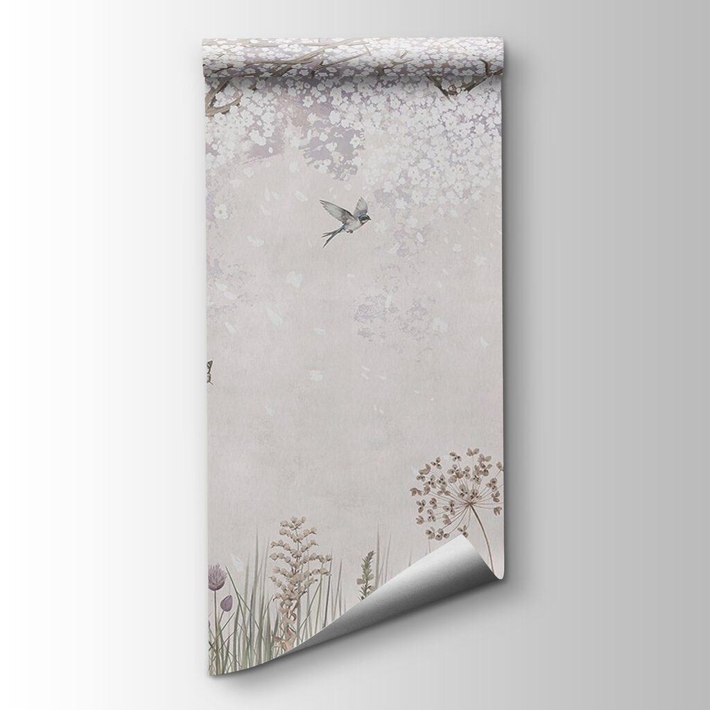 Blossom tree and birds — product view