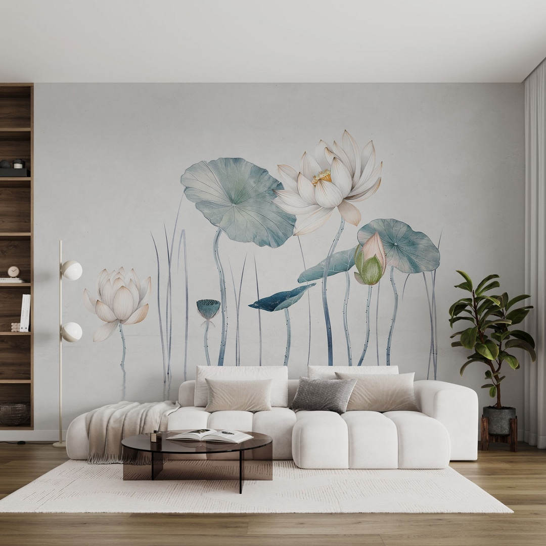 Lotus and its reflection — interior 2