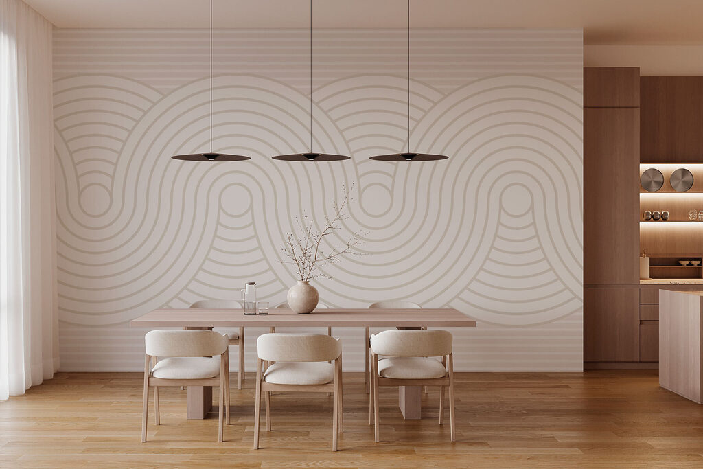 Gentle wave lines — interior 2