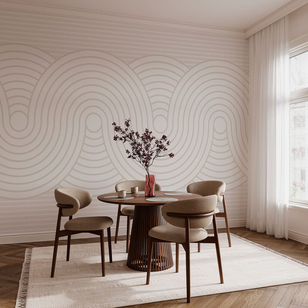 Gentle wave lines — interior 3