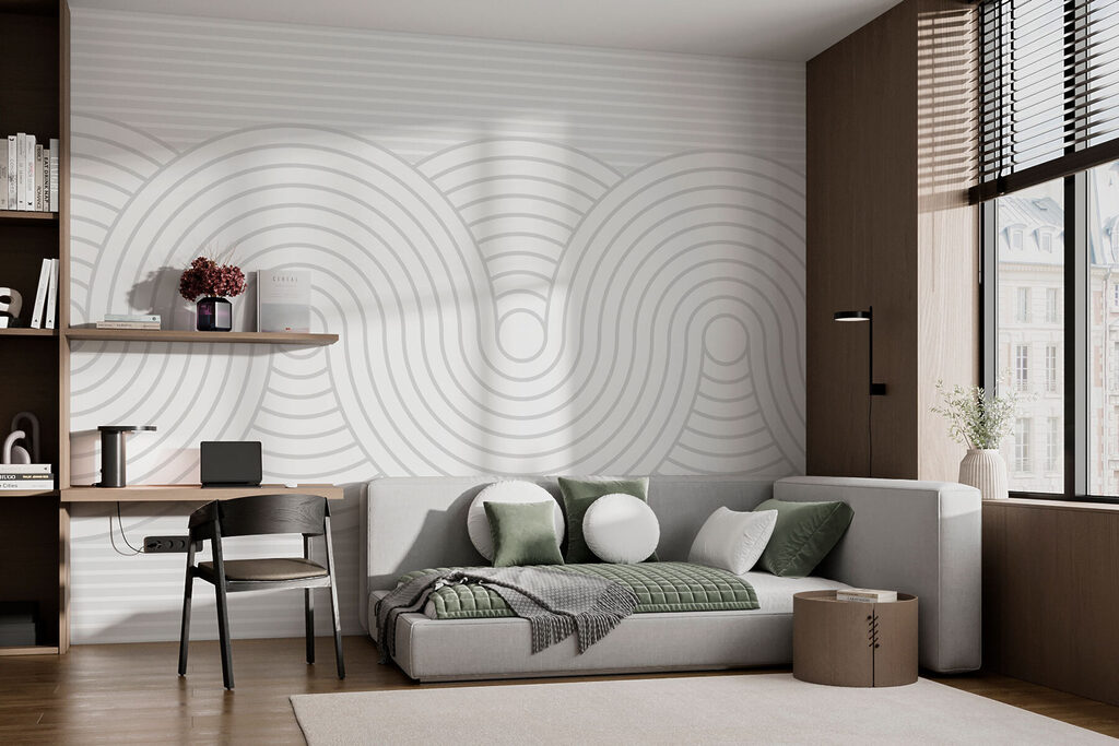 Continuous Wave Lines in an interior