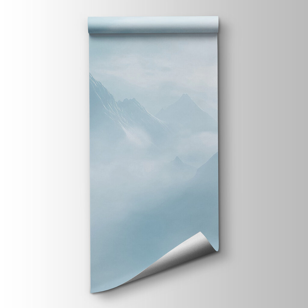 Mountains in pale sunlight — product view